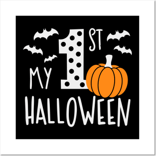 Halloween Shirt, 1st Halloween Shirt, First Halloween, My First Halloween Shirt Posters and Art